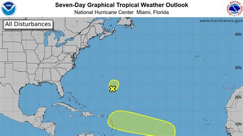 Storm tracker: NHC watching 2 disturbances in Atlantic .